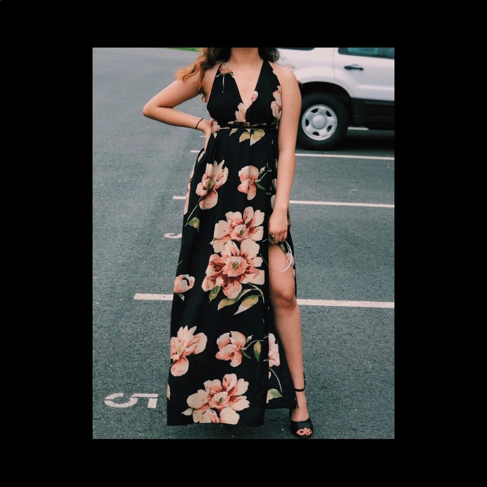 Floral maxi dress
